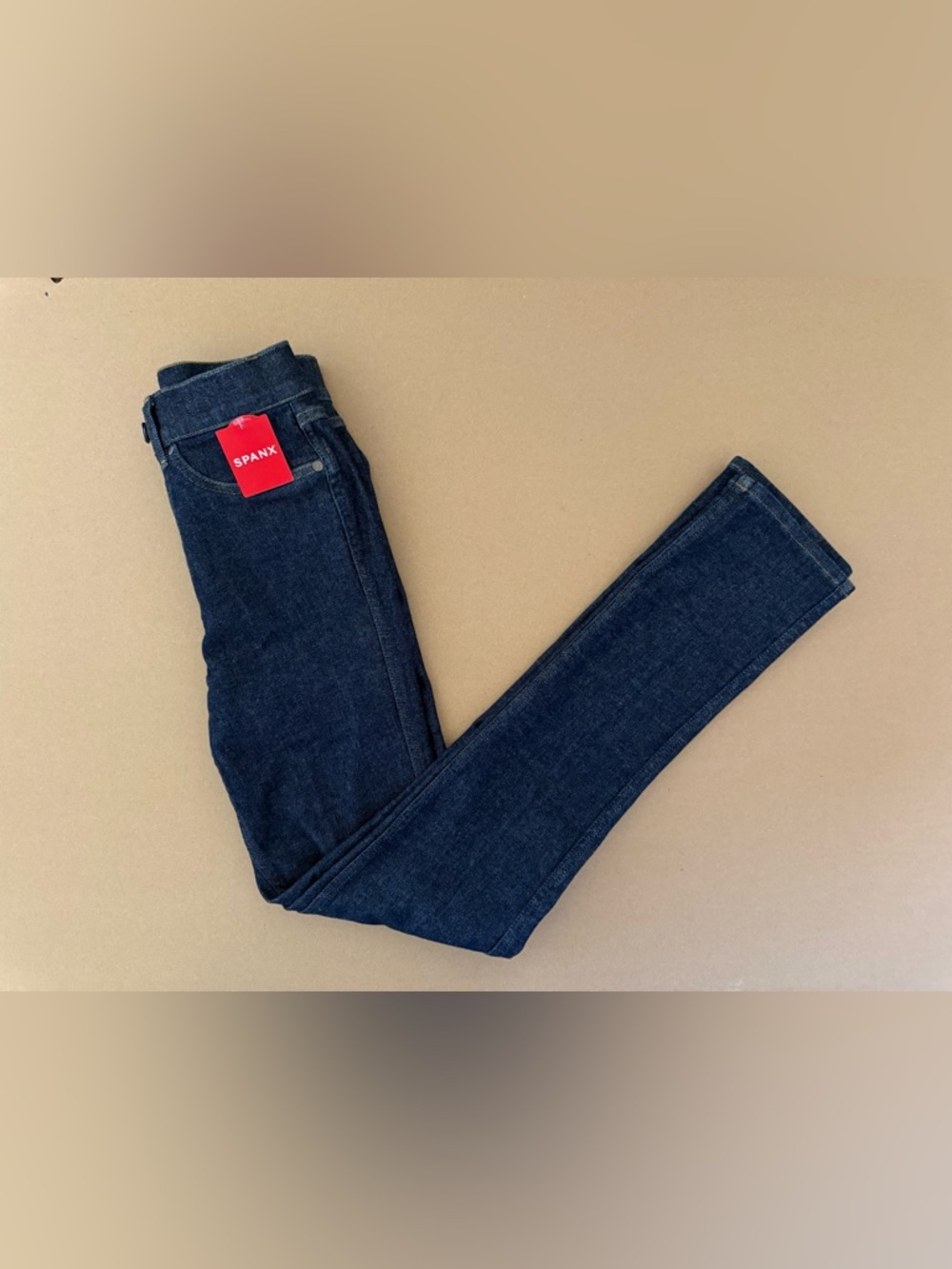 SPANX Indigo Stretch Straight leg Jeans XS NWT
